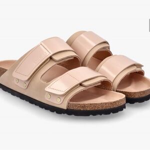 Birkenstock Beige Double Strap Sandals